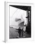 The Queen Elizabeth Sails from Southampton, 1968-null-Framed Photographic Print