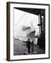 The Queen Elizabeth Sails from Southampton, 1968-null-Framed Photographic Print