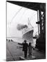 The Queen Elizabeth Sails from Southampton, 1968-null-Mounted Photographic Print