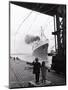 The Queen Elizabeth Sails from Southampton, 1968-null-Mounted Photographic Print