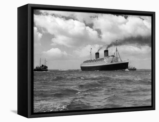 The "Queen Elizabeth" the Largest of the P-null-Framed Stretched Canvas