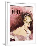 The Queen, February 1953-The Vintage Collection-Framed Giclee Print