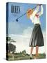 The Queen, Golf Womens Magazine, UK, 1940-null-Stretched Canvas