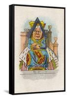 The Queen in Court, 1930-John Tenniel-Framed Stretched Canvas