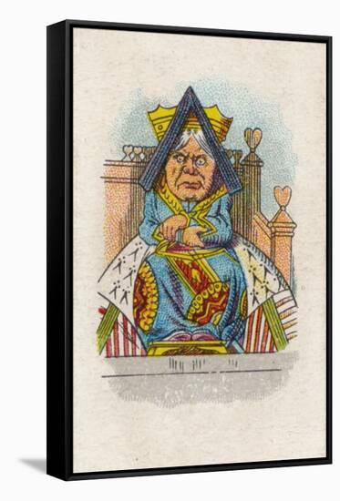 The Queen in Court, 1930-John Tenniel-Framed Stretched Canvas