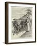 The Queen in Her Pony-Carriage, a Sketch at Osborne-Godefroy Durand-Framed Giclee Print