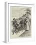 The Queen in Her Pony-Carriage, a Sketch at Osborne-Godefroy Durand-Framed Giclee Print