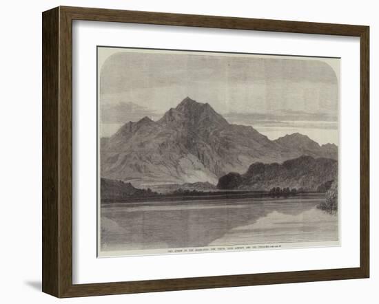 The Queen in the Highlands, Ben Venue, Loch Achray, and the Trosachs-null-Framed Giclee Print