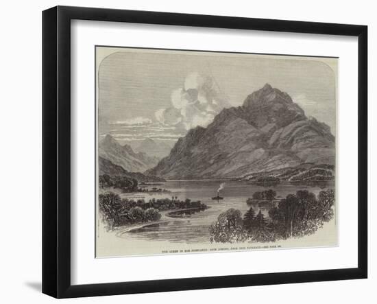 The Queen in the Highlands, Loch Lomond, from Inch Tavanagh-null-Framed Giclee Print