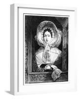 The Queen in the Royal Gallery, C1850S-null-Framed Giclee Print