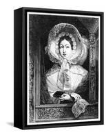 The Queen in the Royal Gallery, C1850S-null-Framed Stretched Canvas