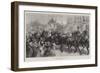 The Queen Leaving Buckingham Palace-William Heysham Overend-Framed Giclee Print