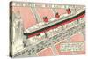 The Queen Mary on Fifth Avenue-null-Stretched Canvas