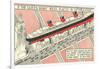 The Queen Mary on Fifth Avenue-null-Framed Art Print