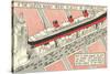 The Queen Mary on Fifth Avenue-null-Stretched Canvas