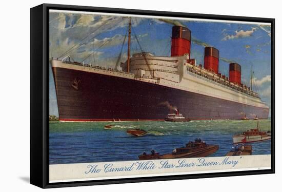 The Queen Mary-null-Framed Stretched Canvas