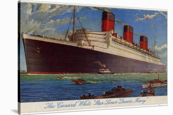 The Queen Mary-null-Stretched Canvas