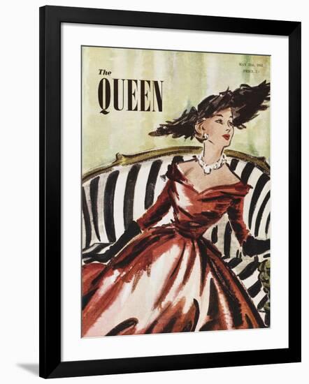 The Queen, May 1952-The Vintage Collection-Framed Giclee Print