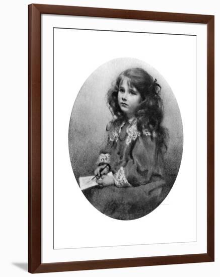 The Queen Mother as a Child, C 1905-Mabel Emily Hankey-Framed Giclee Print
