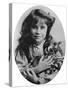 The Queen Mother at Seven Years Old, 1907-null-Stretched Canvas