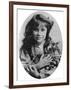 The Queen Mother at Seven Years Old, 1907-null-Framed Giclee Print