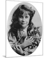 The Queen Mother at Seven Years Old, 1907-null-Mounted Giclee Print