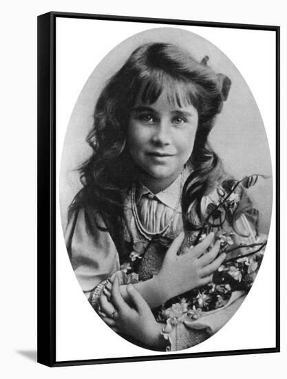 The Queen Mother at Seven Years Old, 1907-null-Framed Stretched Canvas