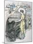 The Queen of Industry, or the New South by Thomas Nast-null-Mounted Giclee Print