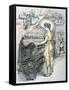 The Queen of Industry, or the New South by Thomas Nast-null-Framed Stretched Canvas