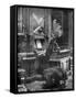 The Queen of Romania Playing the Organ, 1904-null-Framed Stretched Canvas