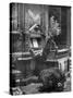 The Queen of Romania Playing the Organ, 1904-null-Stretched Canvas