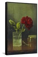 The Queen of Roses-Martin Johnson Heade-Framed Stretched Canvas