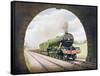 The 'Queen of Scots' of the North Eastern Railway, Illustration from 'The Wonder Book of…-English School-Framed Stretched Canvas