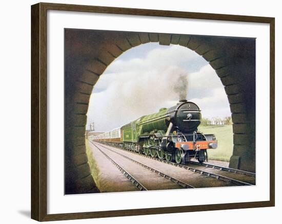 The 'Queen of Scots' of the North Eastern Railway, Illustration from 'The Wonder Book of…-English School-Framed Giclee Print