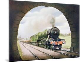 The 'Queen of Scots' of the North Eastern Railway, Illustration from 'The Wonder Book of…-English School-Mounted Giclee Print