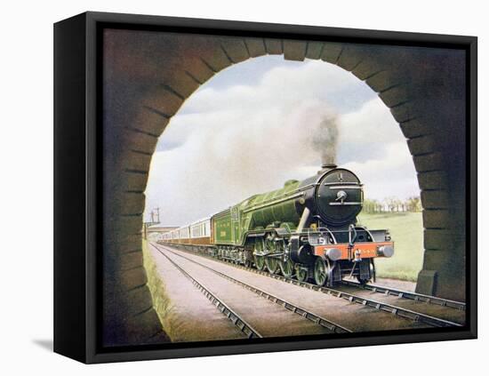 The 'Queen of Scots' of the North Eastern Railway, Illustration from 'The Wonder Book of…-English School-Framed Stretched Canvas