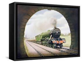 The 'Queen of Scots' of the North Eastern Railway, Illustration from 'The Wonder Book of…-English School-Framed Stretched Canvas