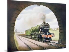 The 'Queen of Scots' of the North Eastern Railway, Illustration from 'The Wonder Book of…-English School-Mounted Giclee Print