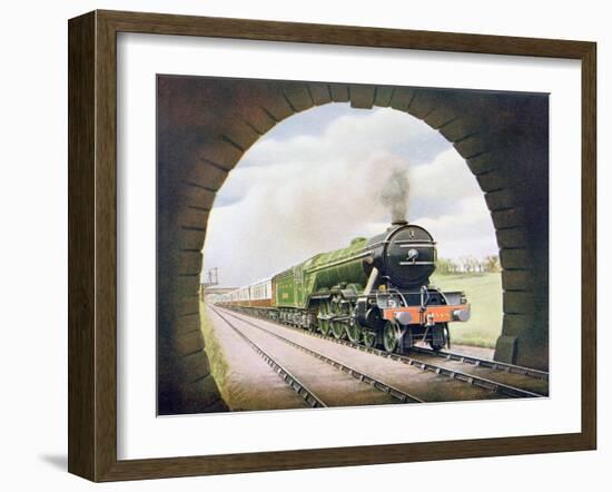 The 'Queen of Scots' of the North Eastern Railway, Illustration from 'The Wonder Book of…-English School-Framed Giclee Print