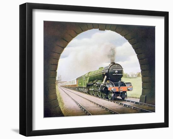 The 'Queen of Scots' of the North Eastern Railway, Illustration from 'The Wonder Book of…-English School-Framed Giclee Print