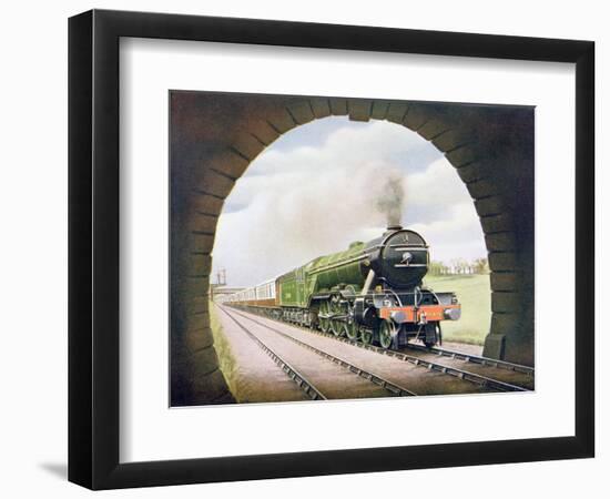 The 'Queen of Scots' of the North Eastern Railway, Illustration from 'The Wonder Book of…-English School-Framed Premium Giclee Print