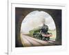 The 'Queen of Scots' of the North Eastern Railway, Illustration from 'The Wonder Book of…-English School-Framed Giclee Print