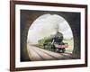 The 'Queen of Scots' of the North Eastern Railway, Illustration from 'The Wonder Book of…-English School-Framed Giclee Print