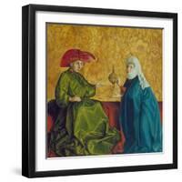 The Queen of Sheba before King Solomon, C. 1435-37-Konrad Witz-Framed Giclee Print