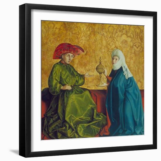 The Queen of Sheba before King Solomon, C. 1435-37-Konrad Witz-Framed Giclee Print