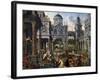 The Queen of Sheba before Solomon, 1601-Hans Vredeman de Vries-Framed Giclee Print