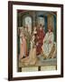 The Queen of Sheba before Solomon, Miniature from the Grimani Breviary, Manuscript, Italy-null-Framed Giclee Print