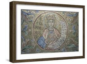 The Queen of Sheba (Detail of Interior Mosaics in the St. Mark's Basilic), 13th Century-null-Framed Giclee Print