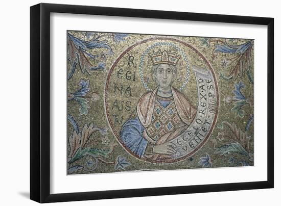 The Queen of Sheba (Detail of Interior Mosaics in the St. Mark's Basilic), 13th Century-null-Framed Giclee Print