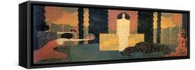 The Queen of Sheba Enthroned (La Regina Di Saba in Trono)-Vittorio Zecchin-Framed Stretched Canvas